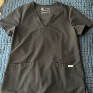 Black figs scrubs set jogger pants.